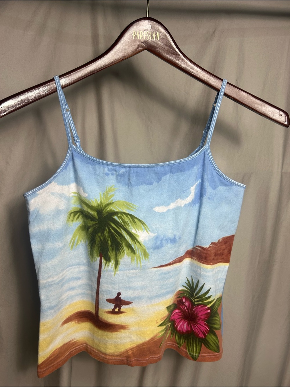 Vintage Summer Hawaiian beach Seen by Faded Glory Sz L